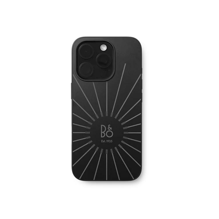 B&O ロゴ刻印入り iPhone ケース Black Anthracite【iPhone16