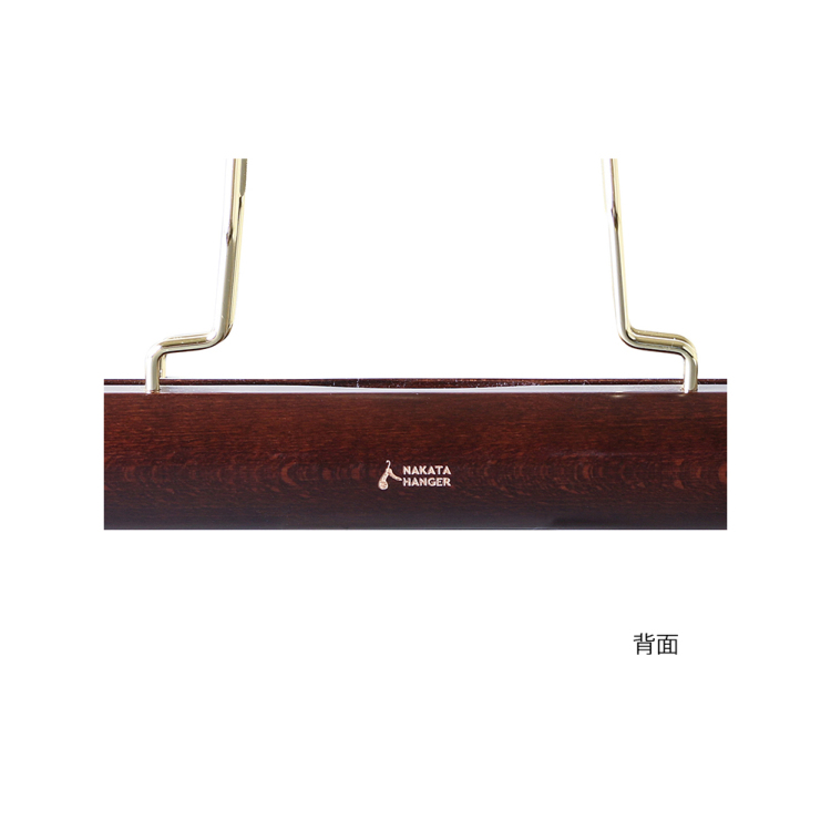 AUT-07G / 木製ズボン吊りハンガー [マーズブラウン] | TOMIYA(トミヤ