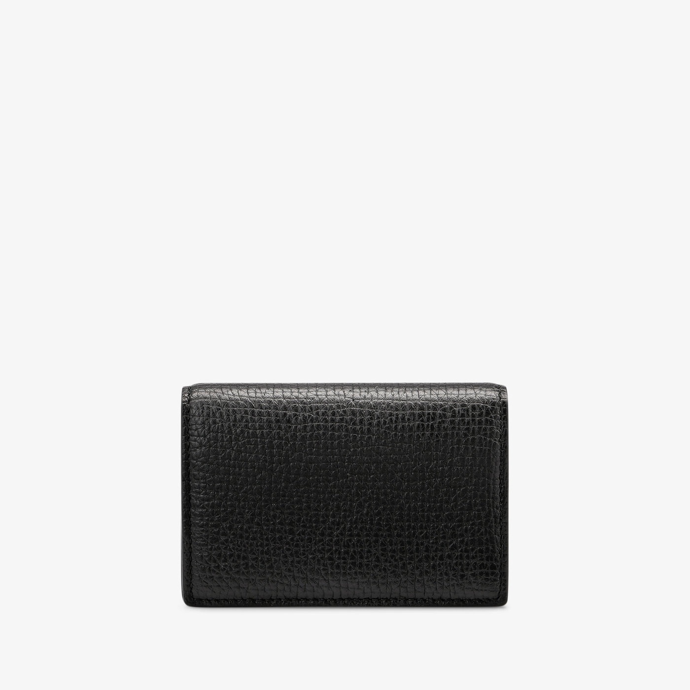 Folded Card Case With Snap Closure in Ludlow BLACK(カードケース