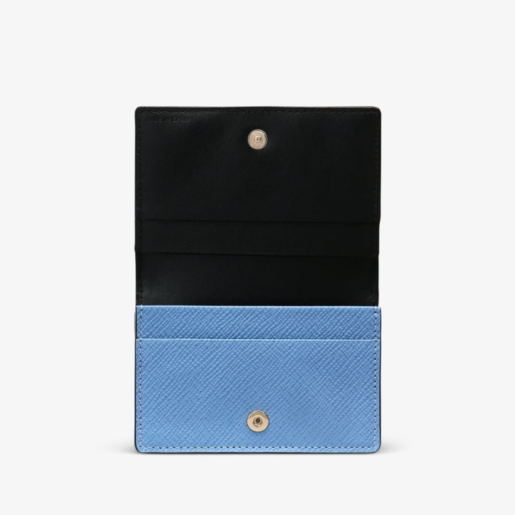 なお様　確認用 Panama Folded Card Case with Snap Closure NILE BLUE(カードケース