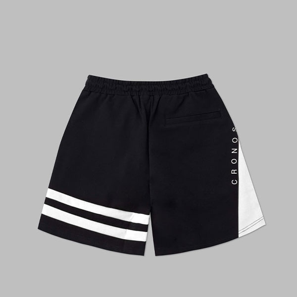 CRONOS 2LINE TRAINIG SHORTS BLACK & WHITE | TOMIYA(トミヤ