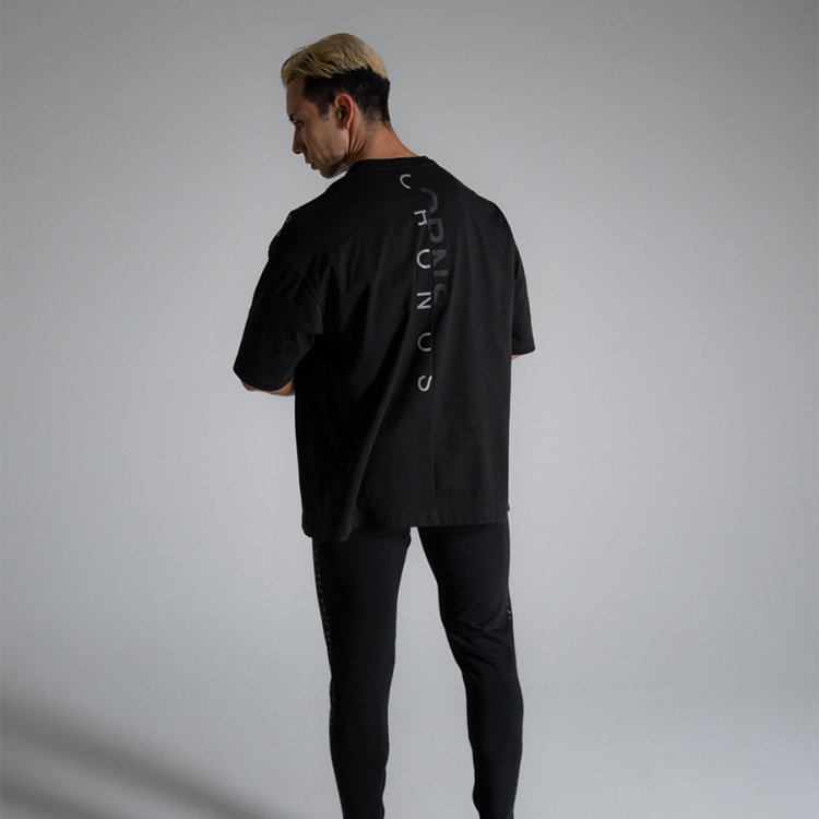 CRONOS BACK LOGO OVERSIZE T-SHIRTS BLACK | TOMIYA(トミヤ)-Omotecho